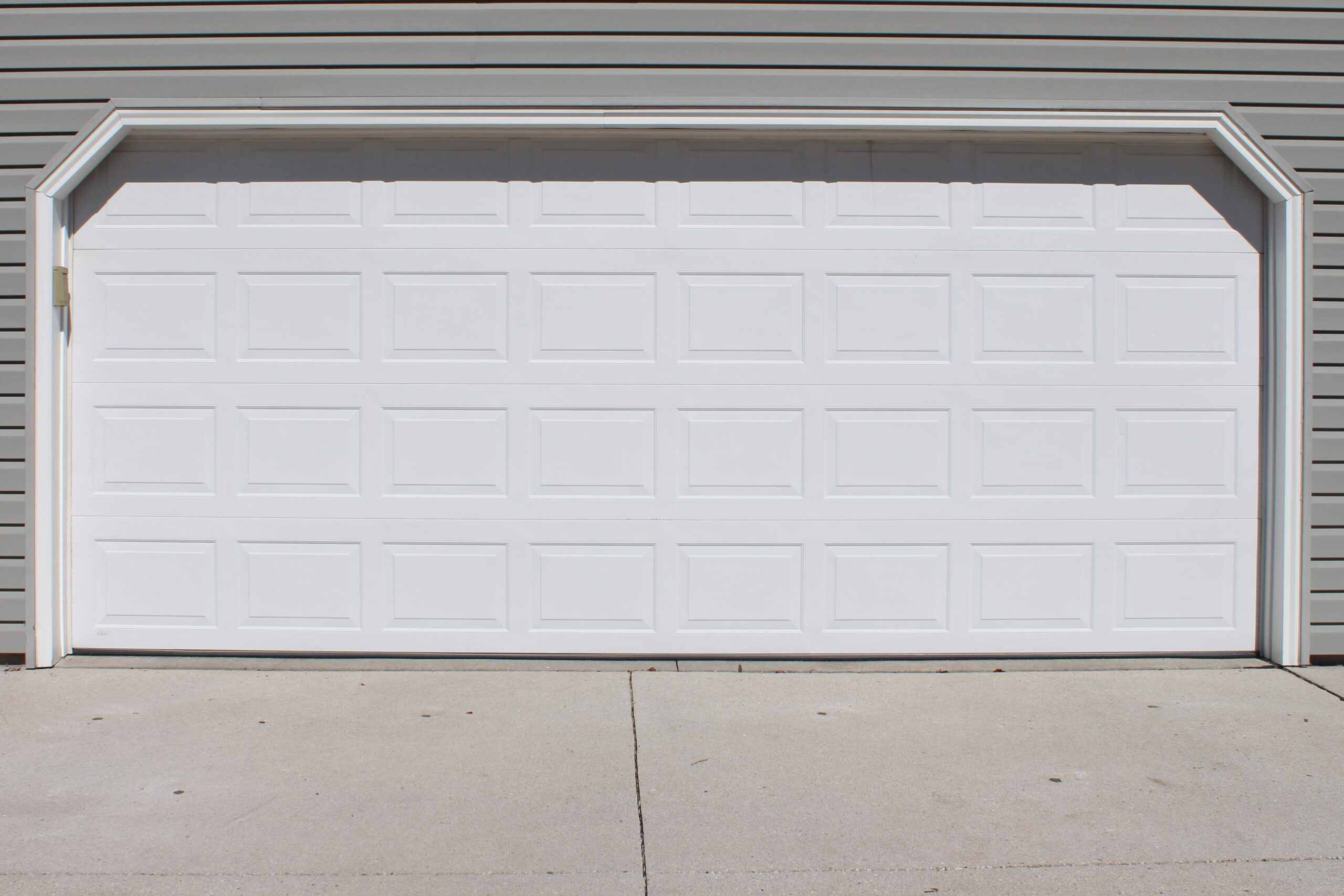 After garage approach concrete lifting project