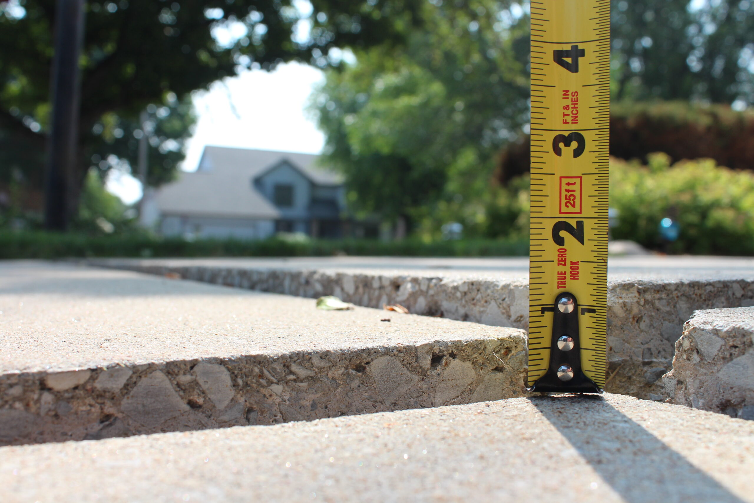 Polyurethane void filling beneath a concrete slab in Southeast Idaho